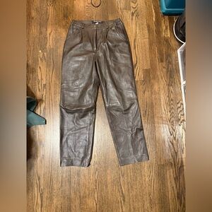 Italian Leather Pants
